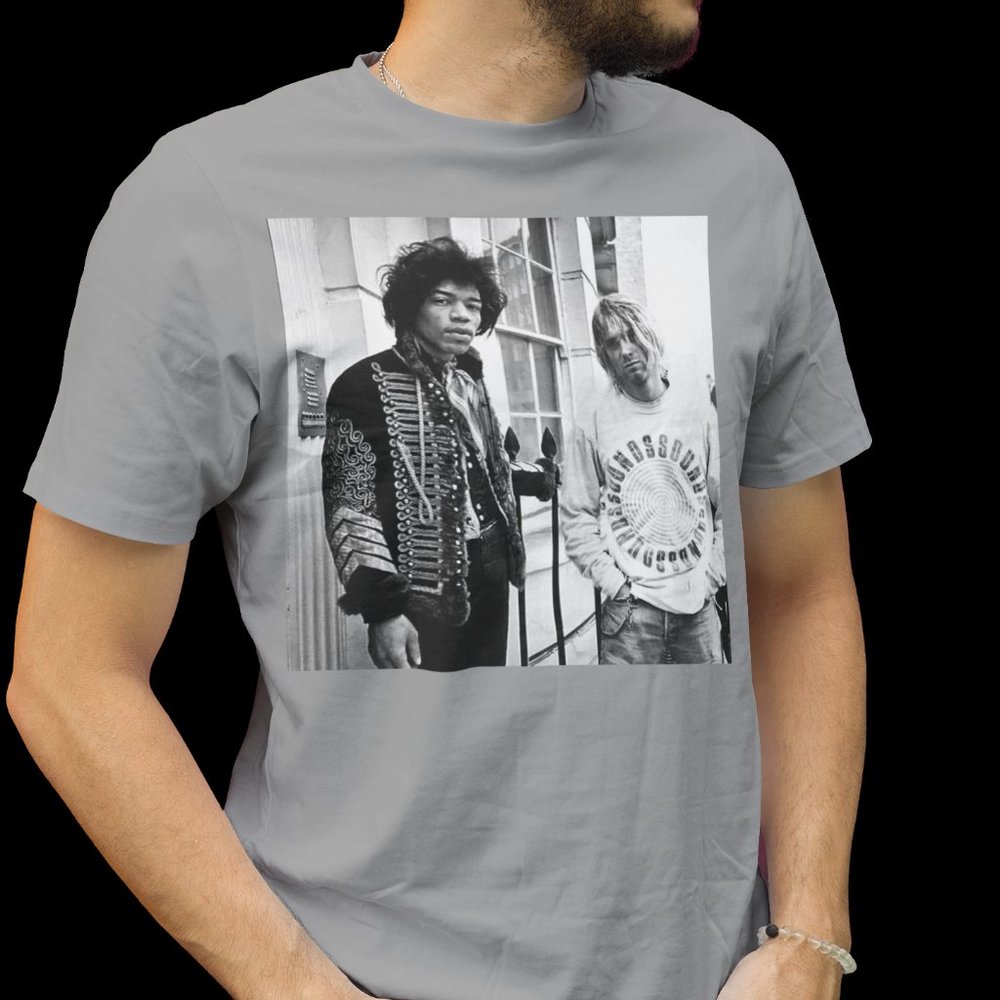 ELECTRIC GRUNGE PHOTO MASHUP STREETWEAR SHIRT